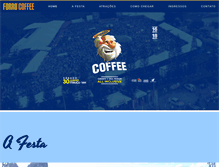 Tablet Screenshot of forrocoffee.com.br